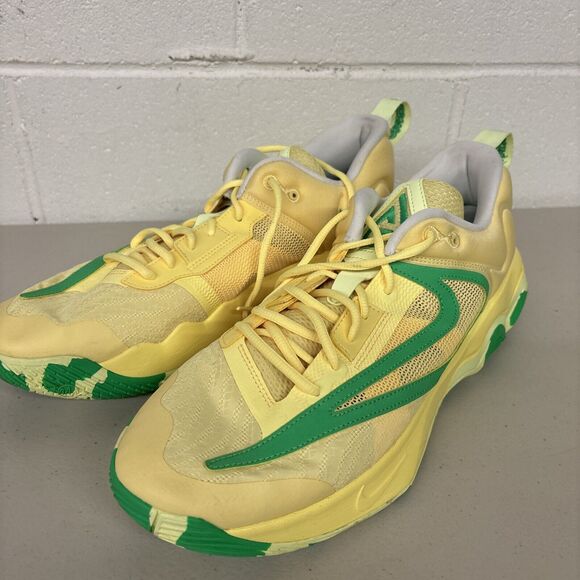 Size 13 Men\'s Nike Giannis Immortality 3 Soft Yellow Green Shock Sneaker main image 4